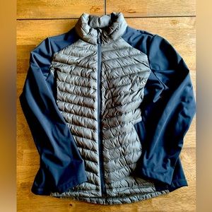 32 Degrees Womens Mixed Media Jacket, Size Large